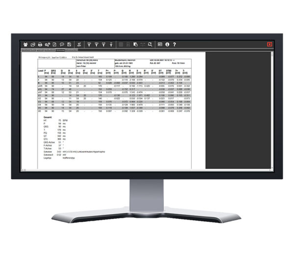 Dr. Gerhard Schmidt SmartScript 12-Kanal PC-Belastungs-EKG - Anwendungsbeispiel