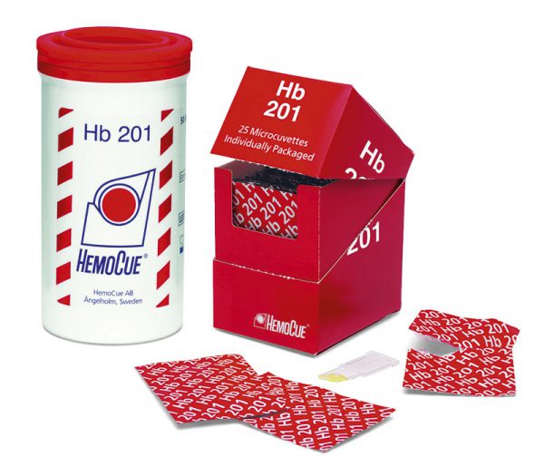 HemoCue Hemoglobin 201 Mikroküvetten für Analyzer
