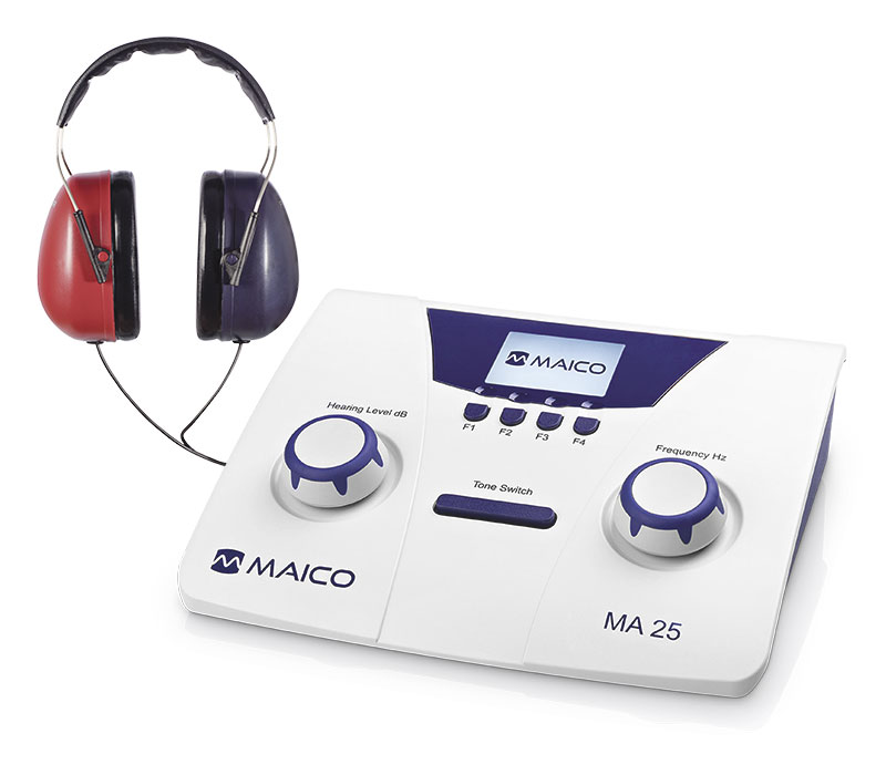 Maico MA 25 / MA 25e Screening-Audiometer (ohne Patiententaste) Maico MA 25 / MA 25e Screening-Audiometer (ohne Patiententaste)