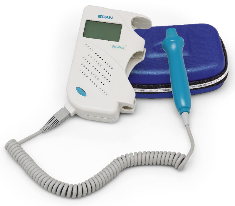 EDAN SonoTrax Basic A Fetaldoppler (Anwendungsbeispiel mit separater Sonde) EDAN SonoTrax Basic A Fetaldoppler (Anwendungsbeispiel mit separater Sonde)