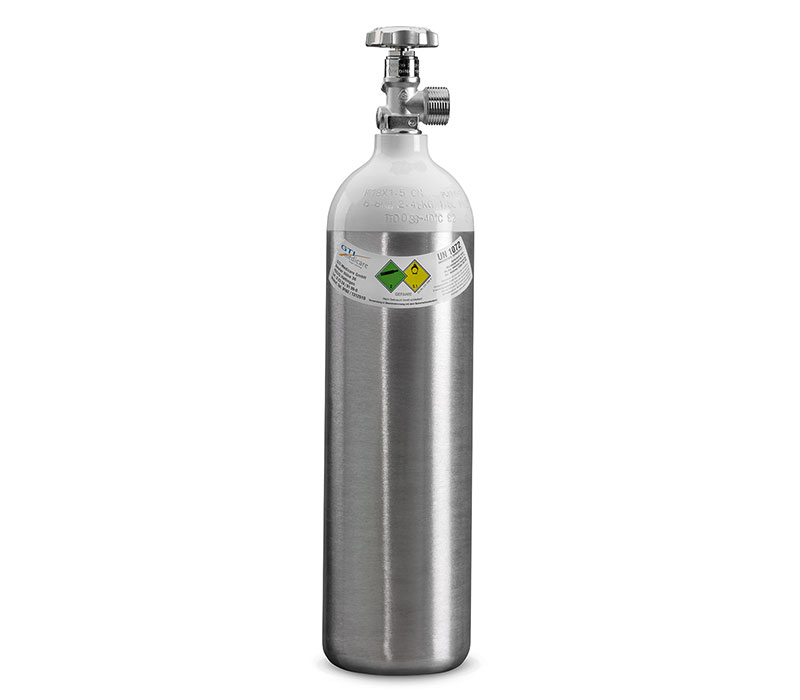 2,0 Liter Sauerstoffflasche aus Aluminium (1,8 L TYP 2)