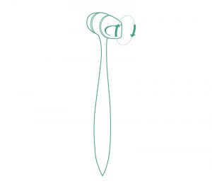Kimetec CBC Percuflex Reflexhammer – 360° drehbarer Kopf, individuell einstellbar