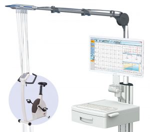 Amedtec CardioPart 12 USB Ergometrie-Messplatz mit Sauganlage