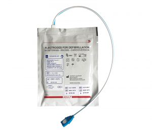 Schiller AED Defibrillator-Elektroden vorkonnektiert