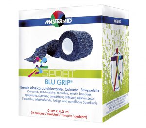 Trusetal Blu Grip® Kohäsive, elastische Fixierbinde blau