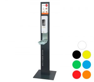 Infratronic Solutions Infra Hygiene Station mit Spender in 7 Farben