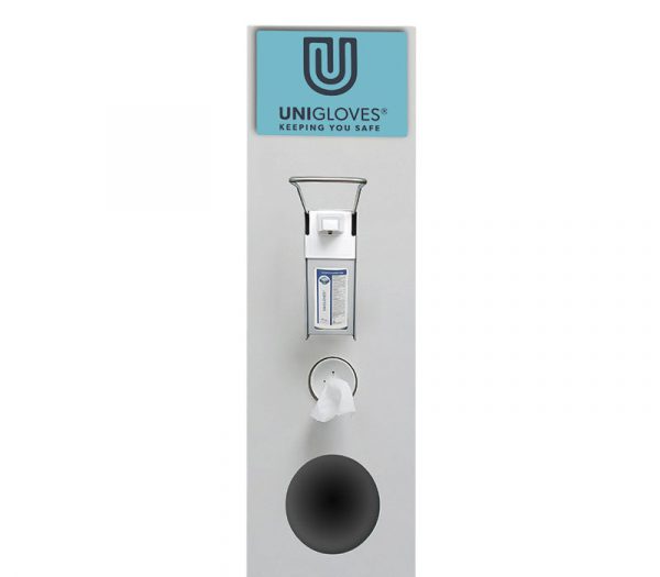 Unigloves Hygienetower Maxi – Detailansicht (Anwendungsbeispiel)