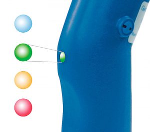 Geratherm Spirostik Blue PC-Spirometer (Bluetooth) – Detailansicht LED-Anzeige