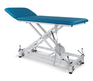 K. H. Dewert Behandlungs- und Therapieliege, 2-teilig, elektromotorische Höhenverstellung (Modell 4000/4001) (Anwendungsbeispiel)