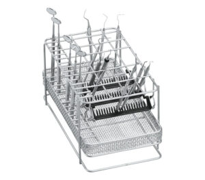 Miele E 802/1 Einsatz für stehendes Instrumentarium (Anwendungsbeispiel)