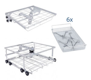 Miele Chirurgie-Set APWD 218 für PWD und PG Thermodesinfektoren (Anwendungsbeispiel, Lieferung ohne Inhalt)