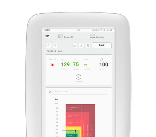 MESI Erweiterungsmodul BP (Blutdruck) für mTABLET – BP-App