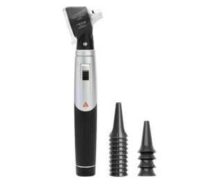 Heine mini 3000 LED 2.5V Otoskop mit Dauergebrauchstips & All-Spec Tips