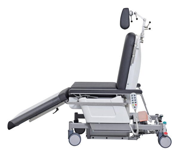 Greiner Multiline Next ACX+ Mobile OP-Liege mit durchleuchtbarem Beinteil – Seitenansicht