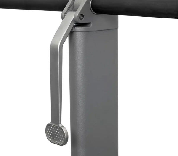 Lode Corival cpet Sitz-Ergometer – Detailansicht Lenkerverstellung