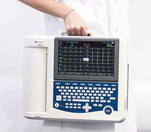 Spengler Cardiomate EKG-Gerät, 12-Kanal-Ausschrieb