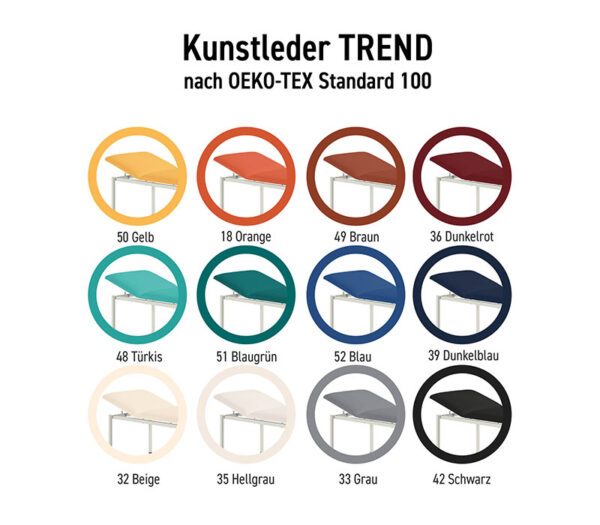 Simpex ATTENDOS Classic Untersuchungsliege – Polsterfarben