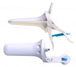 bridea medical Orchid Spec Open SX Einmal-Spekula, seitlich geöffnet mit Rauchgasabsaugung
