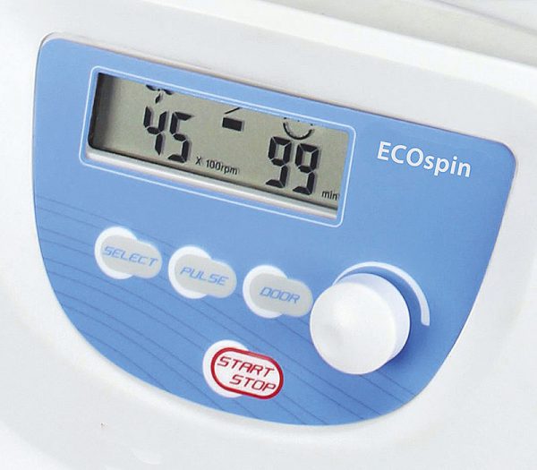 Medical Econet ECOspin III Tischzentrifuge – Detailansicht Bedienfeld