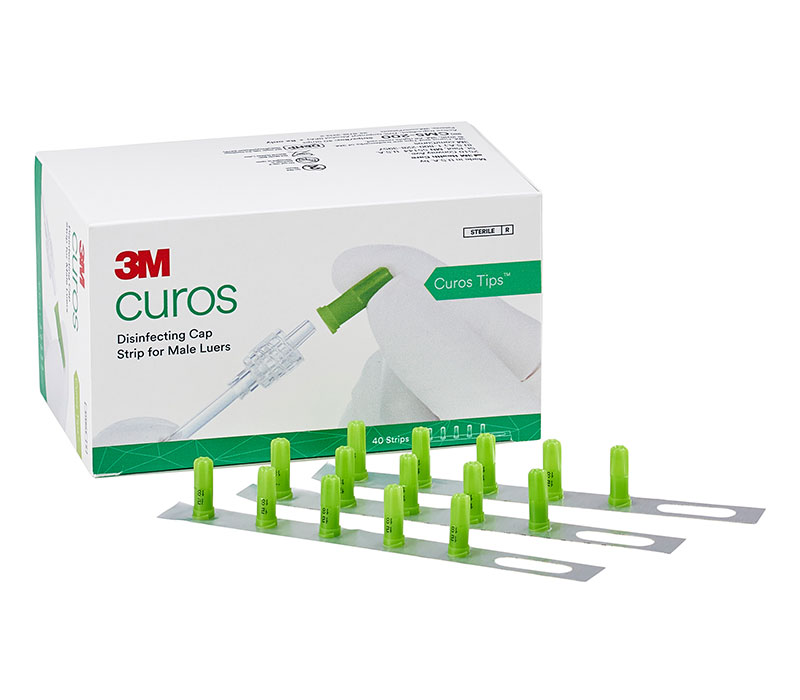 3M Curos Desinfektionskappen für männliche Luer-Lock-Anschlüsse 3M Curos Desinfektionskappen für männliche Luer-Lock-Anschlüsse