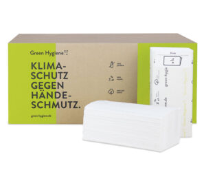 Green Hygiene Frieda Falthandtücher, V-Falz, 2-lagig