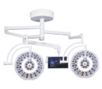 Emaled 602 LED-OP-Leuchte – Deckenmodell 2-armig mit Monitor/Kamera
