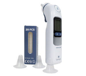 Spengler Sondenhüllen, Anwendungsbeispiel für TEMPO Ear Pro / Ear Pro+ Infrarot-Ohrthermometer