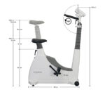 ergoline ergoselect 100 K Sitz-Ergometer – Abmessungen (Seitenansicht)
