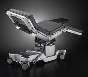 Schmitz DIAMOND 60 BLK Universal-Operationstisch (Anwendungsbeispiel mit Kopf- und Beinplatte)