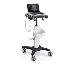 mindray MU7 Portables Farbdoppler-Ultraschallgerät (Anwendungsbeispiel inkl. Gerätewagen)
