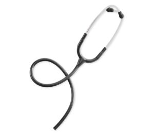 1m4 Ersatzschlauch Komplettset für Stethoskop – Black