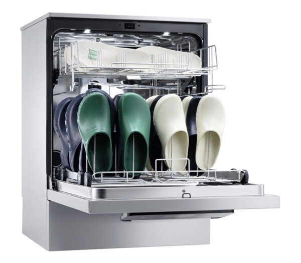 Miele PWD 8682 ExpertLine RDG – geöffnete Ansicht (Beladungsbeispiel)