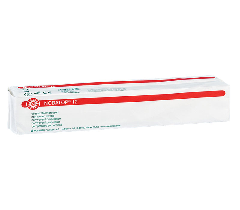 Nobamed NOBATOP 12 Vliesstoffkompressen, steril Nobamed NOBATOP 12 Vliesstoffkompressen, steril