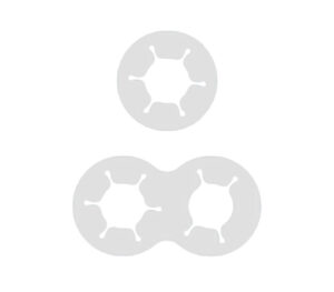 mbnet Abstandshalter-Satz für EKG Saugleitungen