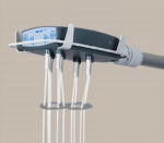 mbnet Abstandshalter-Satz für EKG Saugleitungen (Anwendungsbeispiel)