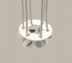 mbnet Abstandshalter-Satz für EKG Saugleitungen (Anwendungsbeispiel)