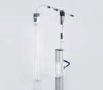 mbnet handy vaq Elektroden-Sauganlage (Anwendungsbeispiel mit optionaler Schwanenhals-Halterung)