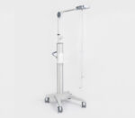 mbnet ergo vac compact Elektroden-Sauganlage – Ansicht mit optionalem Gerätewagen