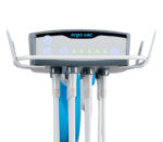 mbnet ergo vac Elektroden-Sauganlage – Detailansicht Patientenmodul mit integriertem Pumpenmodul und Bedienfeld