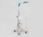 mbnet ergo vac Elektroden-Sauganlage – Anwendungsbeispiel mit optionalem Gerätewagen