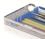 Melag Silikonstege für MELAstore Tray 33 / 50 / 100 / 200 / Ophthalmologie (Anwendungsbeispiel)
