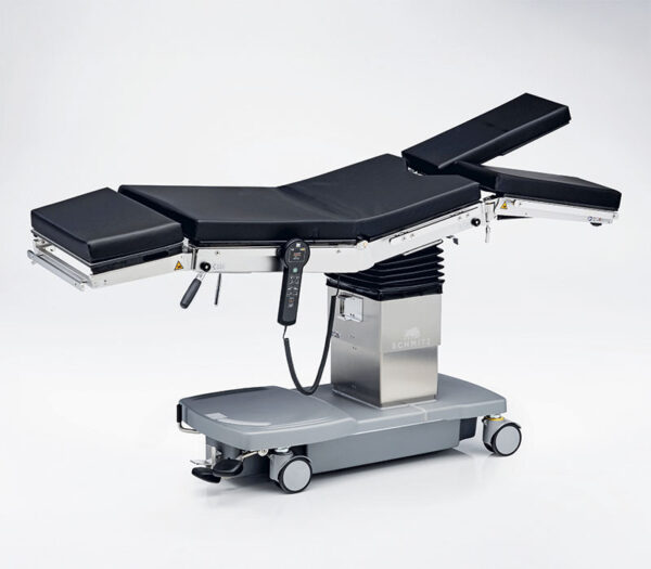 Schmitz OPX mobilis RC 30 / RC 30 L Universal-Operationstisch (Anwendungsbeispiel mit optionalen Kopf- und Beinplatten)
