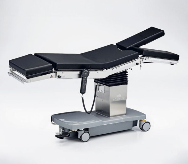 Schmitz OPX mobilis RC 40 / RC 40 L Universal-Operationstisch (Anwendungsbeispiel mit optionalen Kopf- und Beinplatten)
