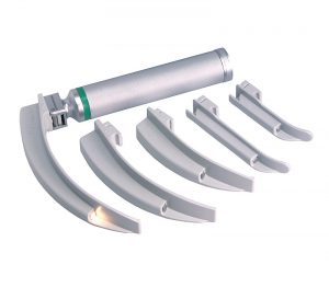 Intersurgical Laryngoskop-Spatel aus Kunststoff (Anwendungsbeispiel)