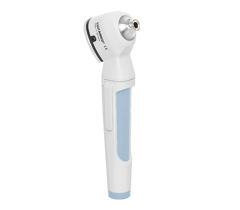 Luxamed LuxaScope Auris LED Colour 2,5V Otoskop mit Batteriegriff – weißblau Luxamed LuxaScope Auris LED Colour 2,5V Otoskop mit Batteriegriff – weißblau