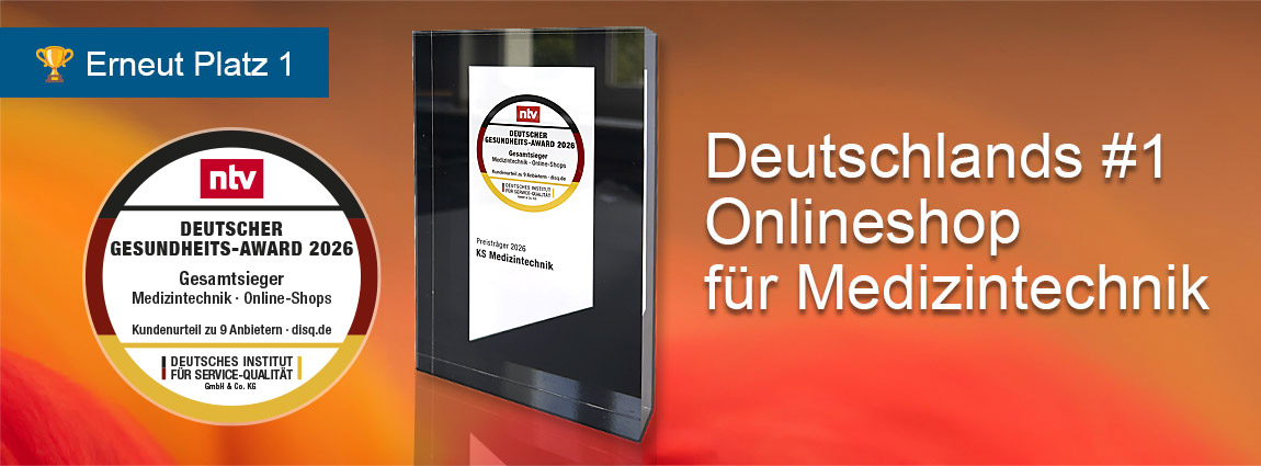 Deutscher Gesundheits-Award 2026: Deutschlands #1 Onlineshop für Medizintechnik
