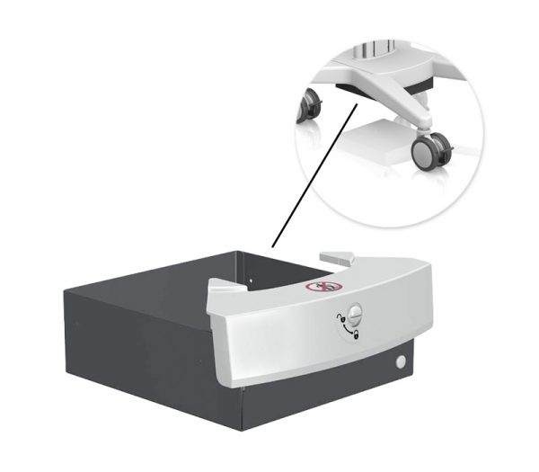 FlexPlus Gerätewagen – Elektro-Box für Steckdosenleisten, Netzteile und Restkabel