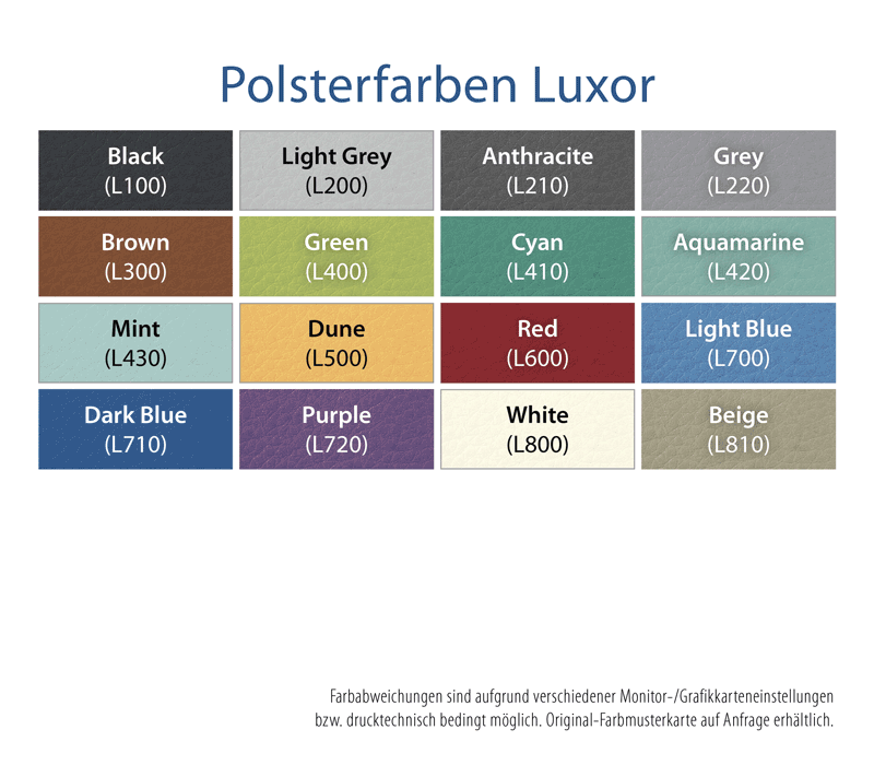 Greiner Polsterfarben Luxor