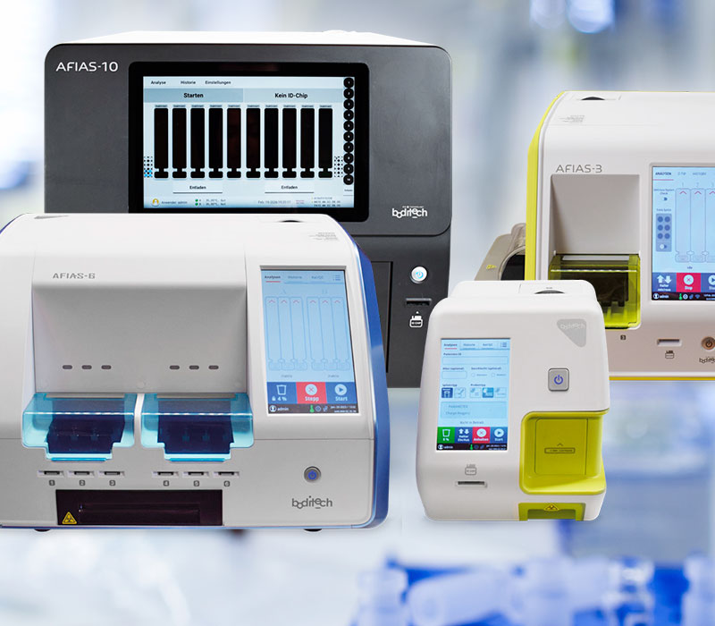 Boditech AFIAS-1, AFIAS-3, AFIAS-6 und AFIAS-10 Notfallparameter Point-of-Care Analysesystem