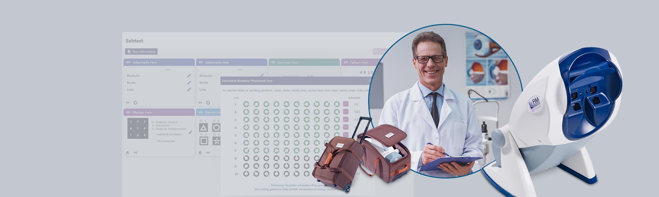 FIM Medical Visiolite 4K Digitales Sehtestgerät